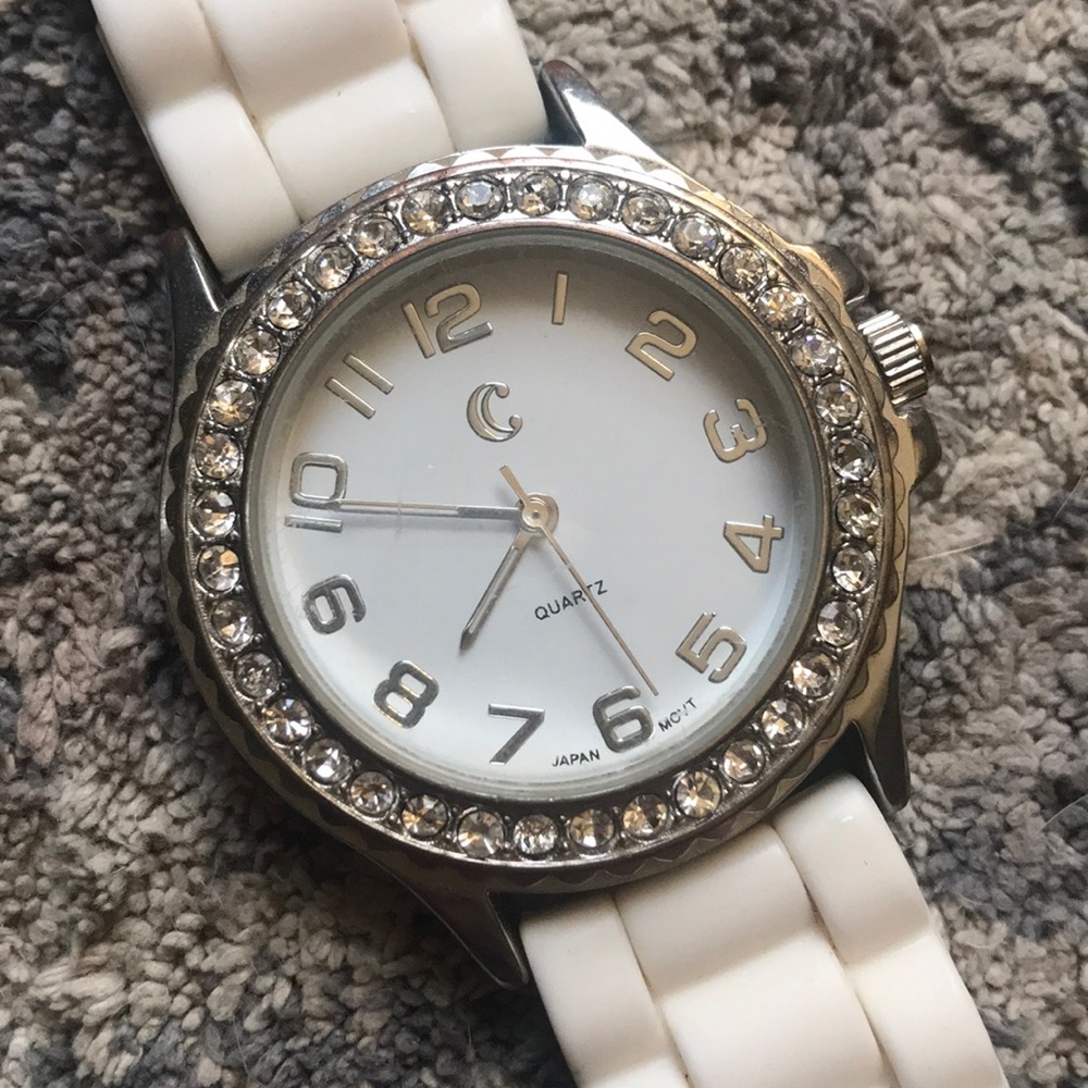 White Charming Charlie Watch - Picture 2 of 6